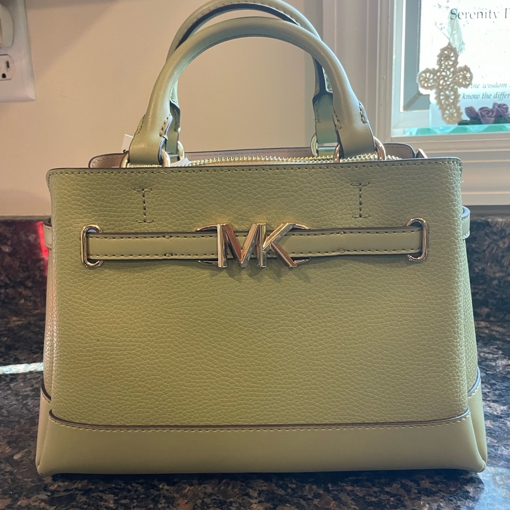 Michael Kors Light Sage small purse and card holder.